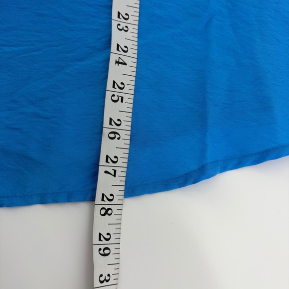 Croft & Barrow Blue Textured Button Up Shirt Plus Size 1X 3/4 Sleeve - Picture 8 of 8